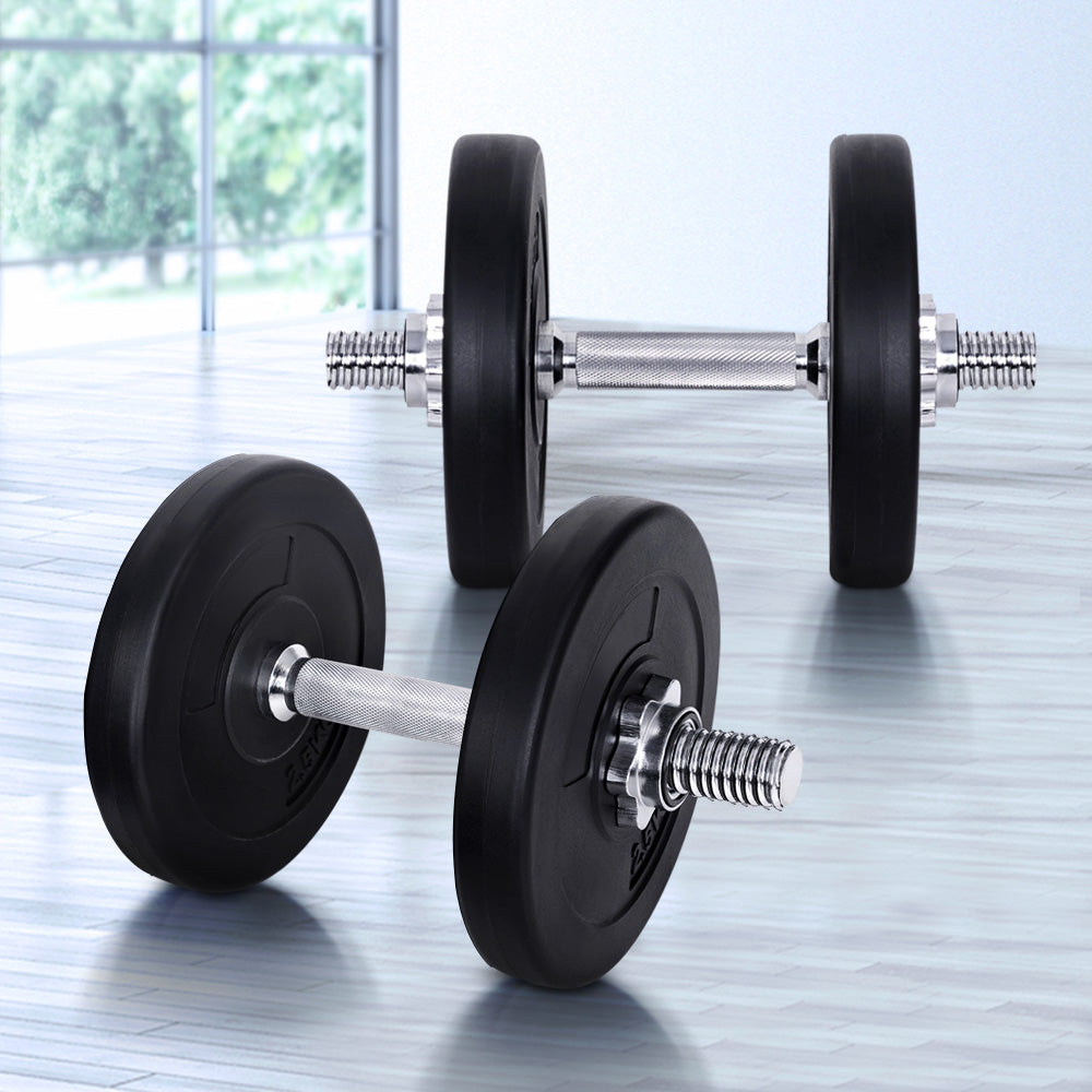 15KG Dumbbells Dumbbell Set Weight Training Plates Home Gym Fitness