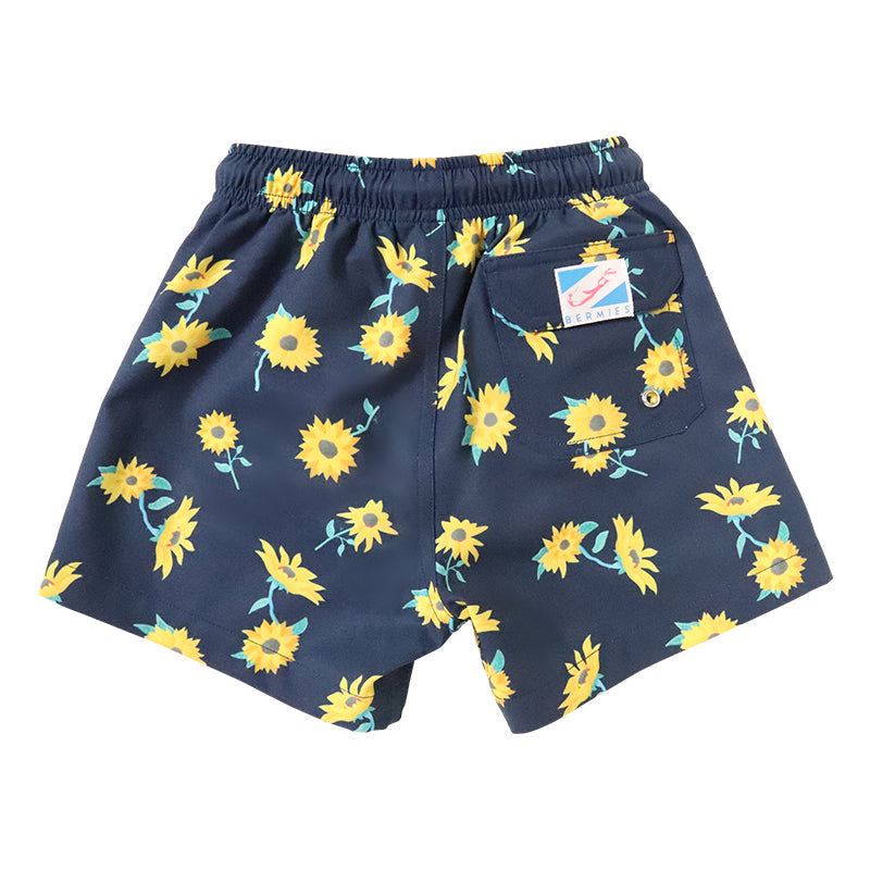 Sunflower - Kids Swim Trunks