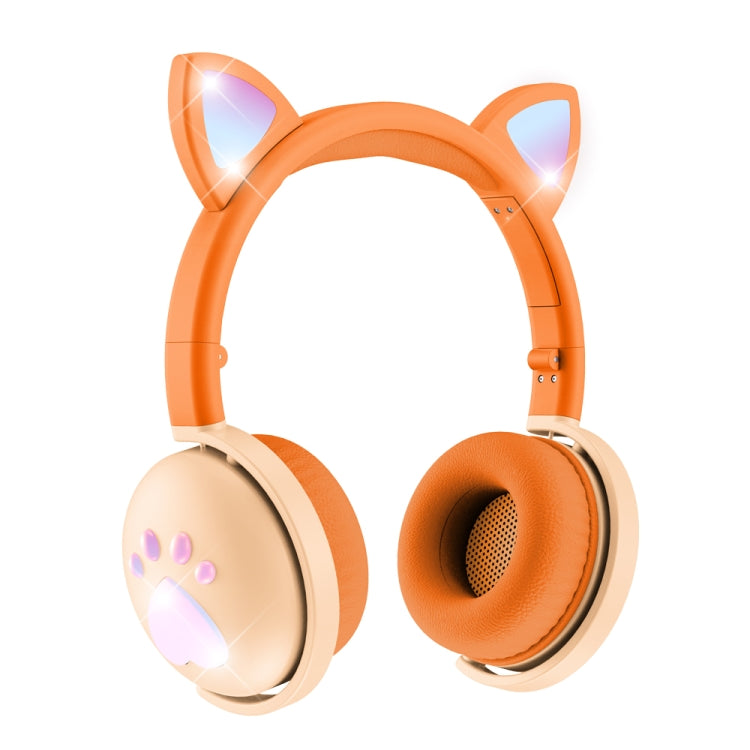 BK9 HiFi 7.1 Surround Sound Cat Claw Luminous Cat Ear Bluetooth Gaming