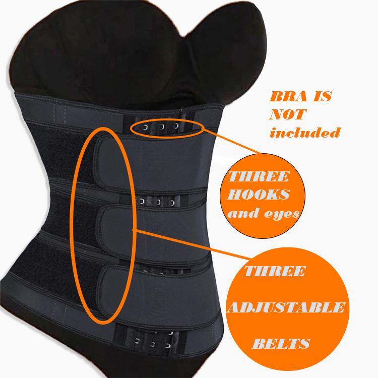 THREE BELT women waist trainer to lose weight while working out