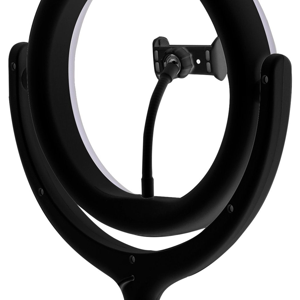 12'' LED Ring Light with Tripod Stand Phone Holder Dimmable Selfie
